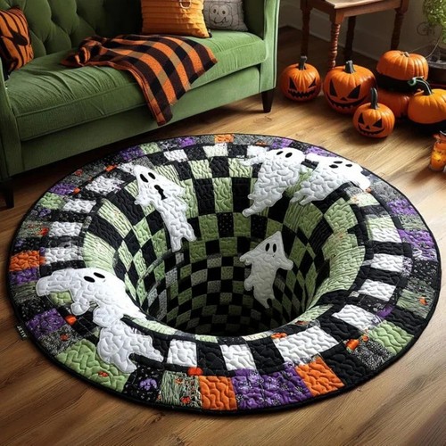 Halloween rug ghost - halloween,