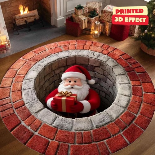 Christmas decorations rug - christmas, 3d
