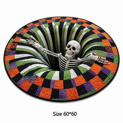Optical illusion door - 3d, mat