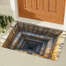 2D Optical Illusion Floor Mat