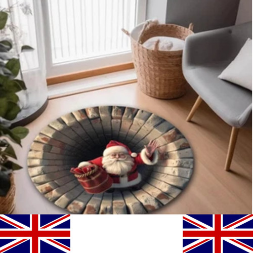 Christmas decorations rug - 3d,