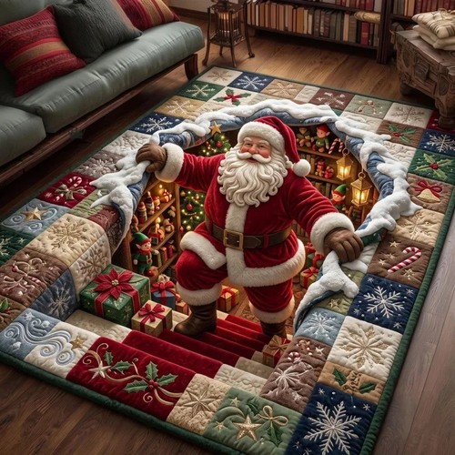 Christmas decorations rug - decorations,