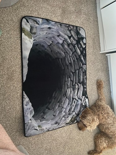 Optical illusion cave - 3d,