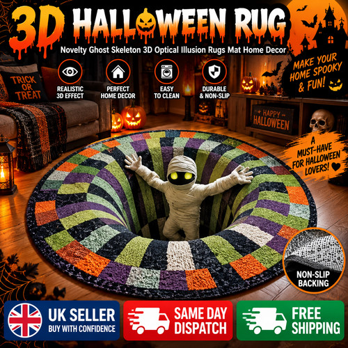 Halloween rug novelty - 3d, rug,