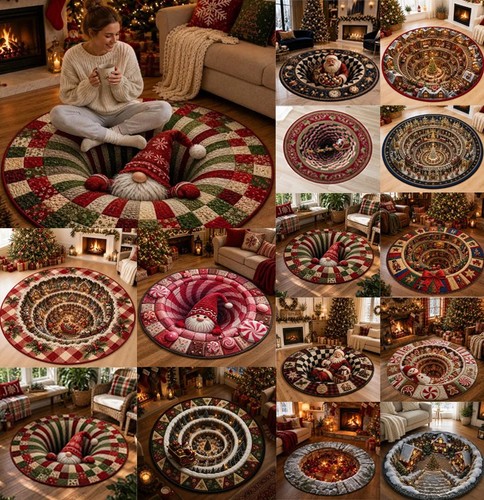 Christmas decorations rug - decorations,