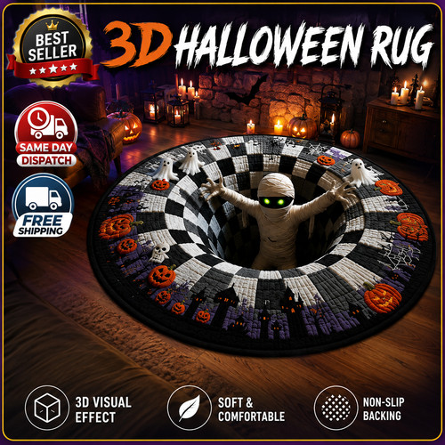 Halloween rug novelty - 3d, rug,