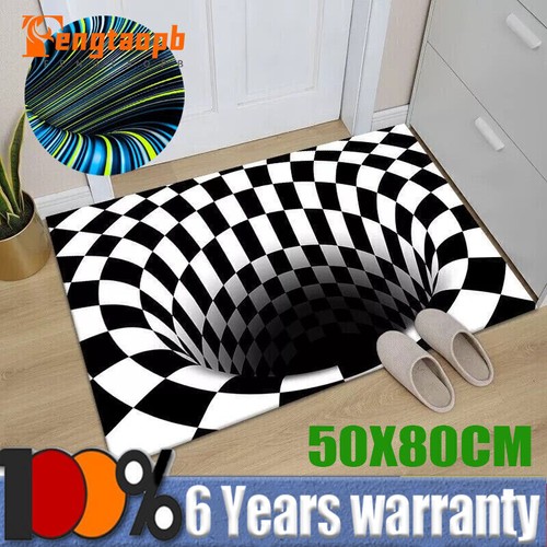 Optical illusion vortex rug - 3d,