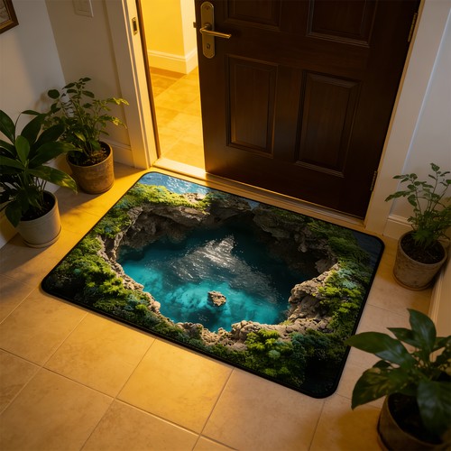 Non slip door floor - door, mat