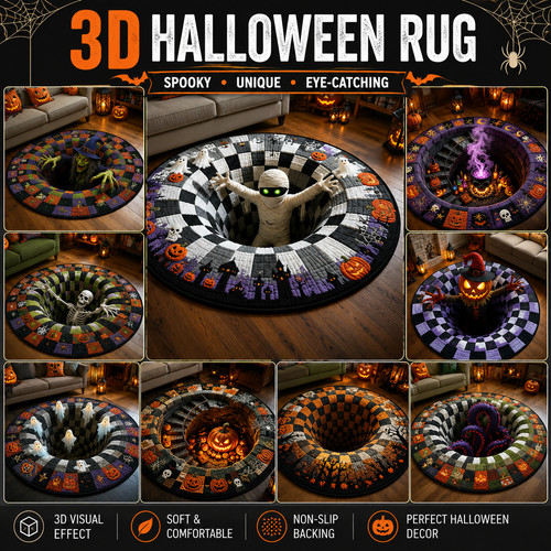 Halloween rug novelty - halloween, rug,