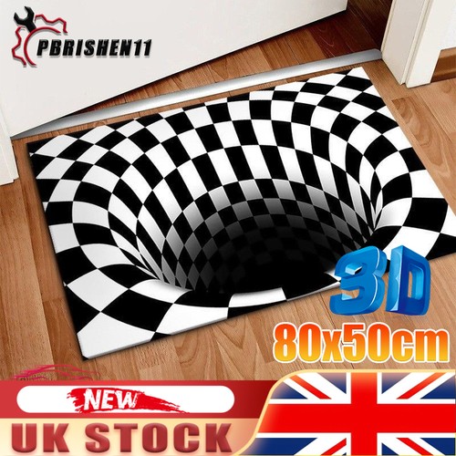 Vortex illusion carpet door - illusion,