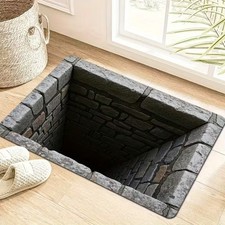 3D Optical Illusion Non-Slip