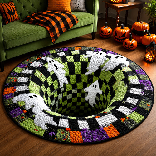 Halloween rug ghost - halloween,
