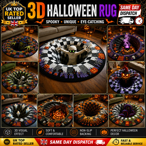 Halloween rug novelty - 3d, rug,