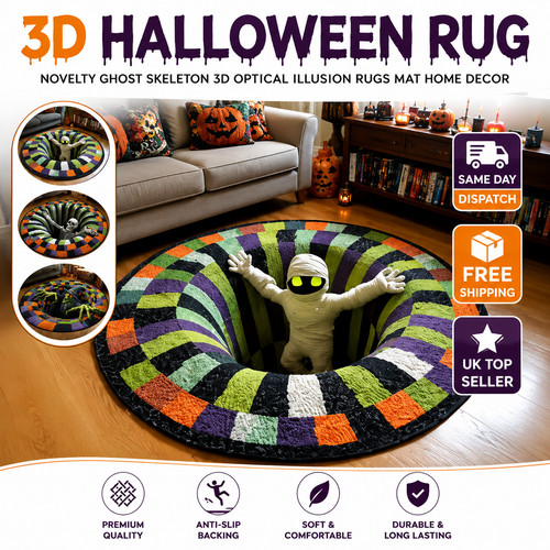 Halloween rug novelty - 3d,