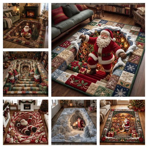 Optical illusion santa - illusion,