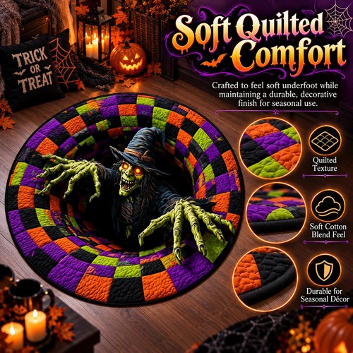 Halloween rug optical - halloween,