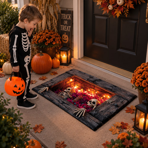 Skeleton grave halloween - skeleton,