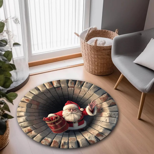 Christmas decorations rug - 3d,