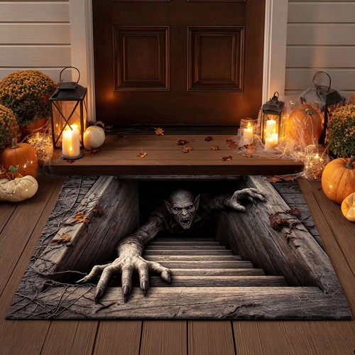 Halloween door mat - mat, 3d