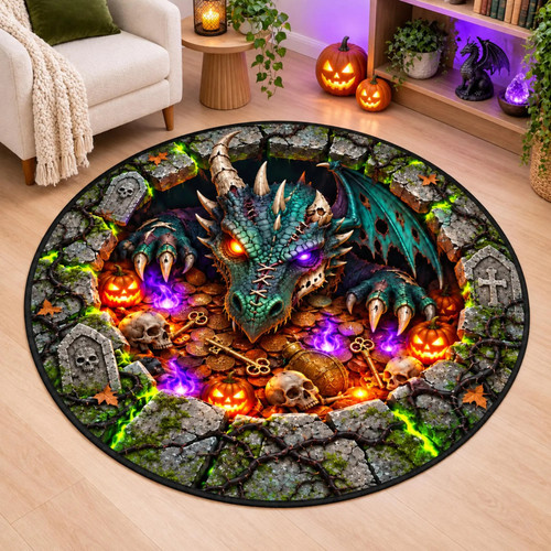 Halloween rug ghost - halloween,