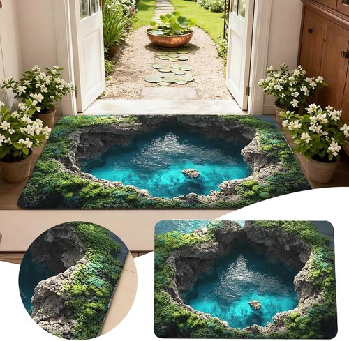 Optical illusion rug - 3d,