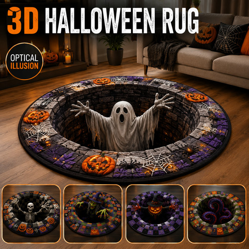 Halloween rug novelty - 3d,