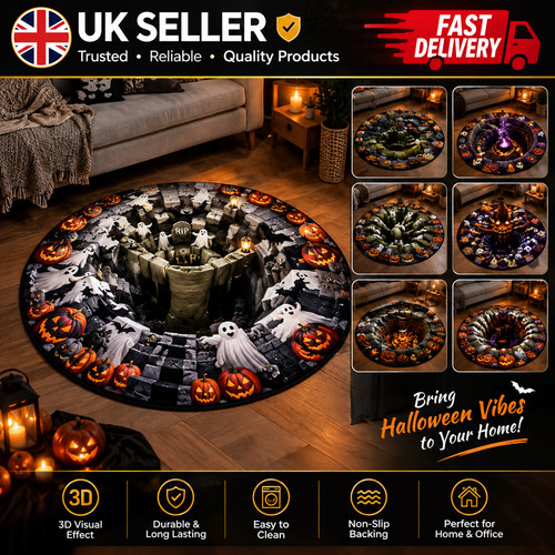 Halloween rug novelty - 3d,