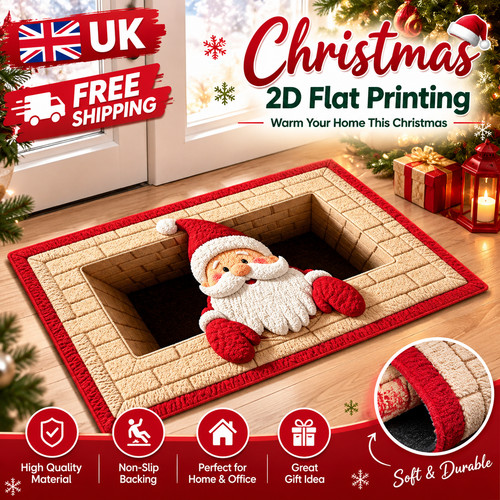 Christmas decorations rug - decorations,